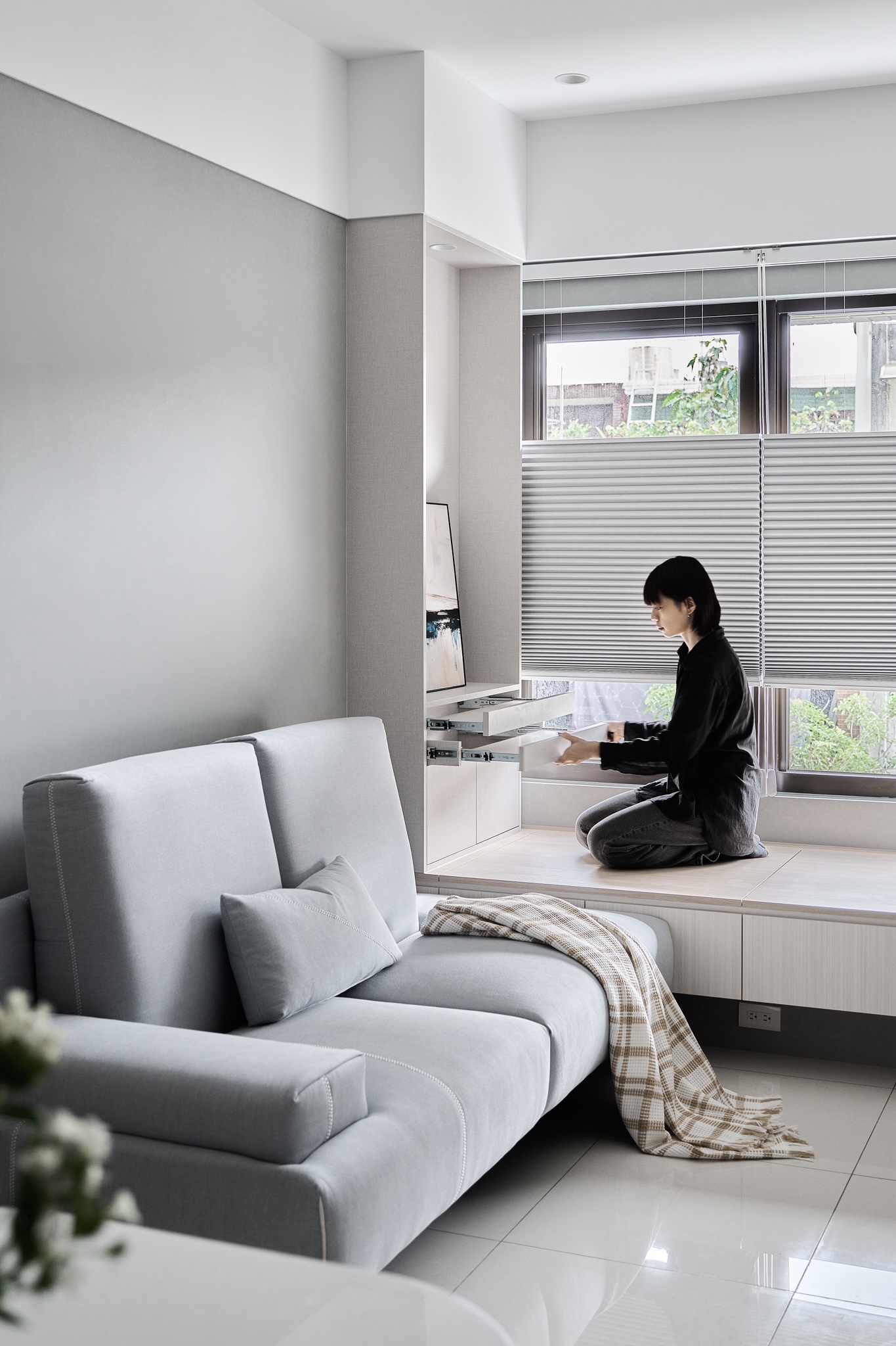 光與氣的有機流動,讓家自己說話╱板橋日健芯住宅:13坪的呼吸空間 8 光與氣的有機流動,讓家自己說話╱板橋日健芯住宅:13坪的呼吸空間